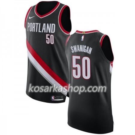Dres Portland Trail Blazers Caleb Swanigan 50 Nike 2017-18 Crna Swingman